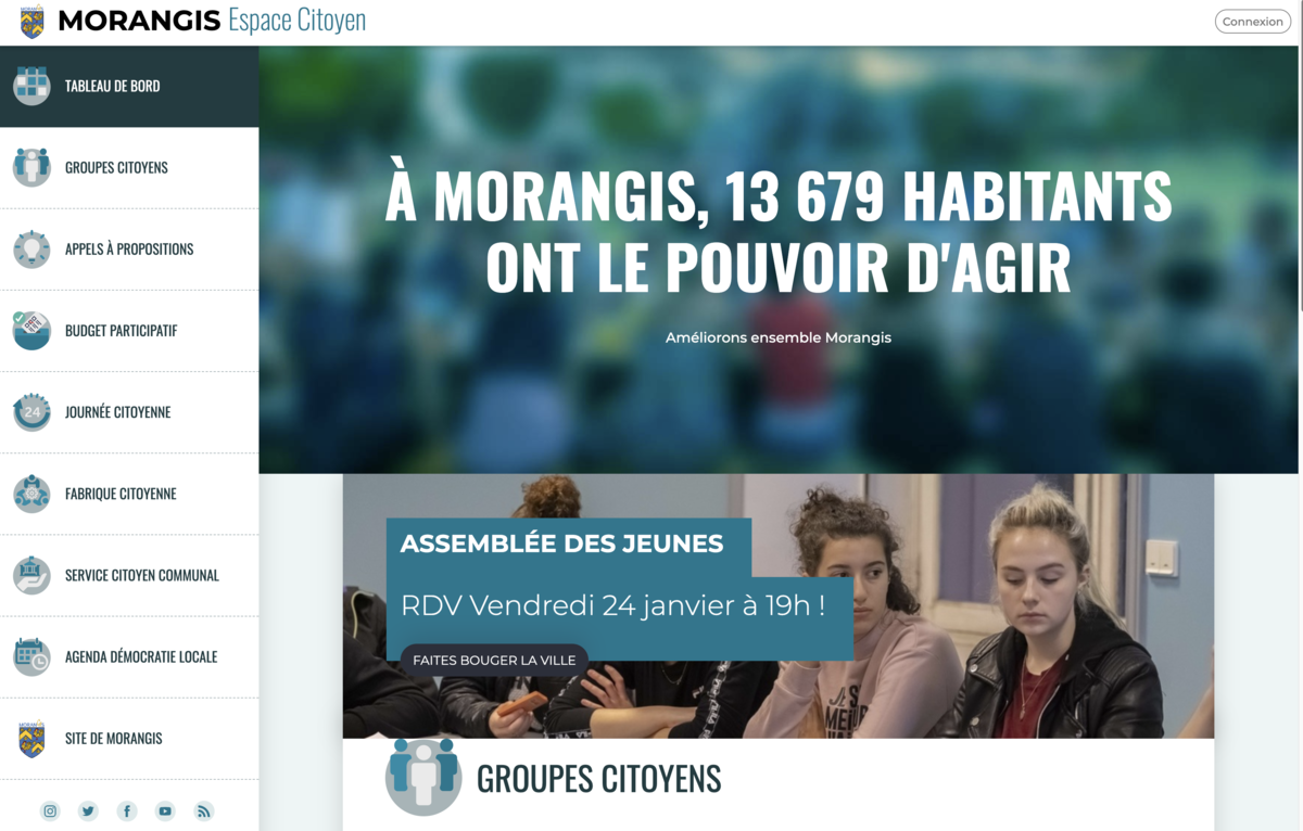 Morangis : stratégie numérique pour le renouvellement du site internet 