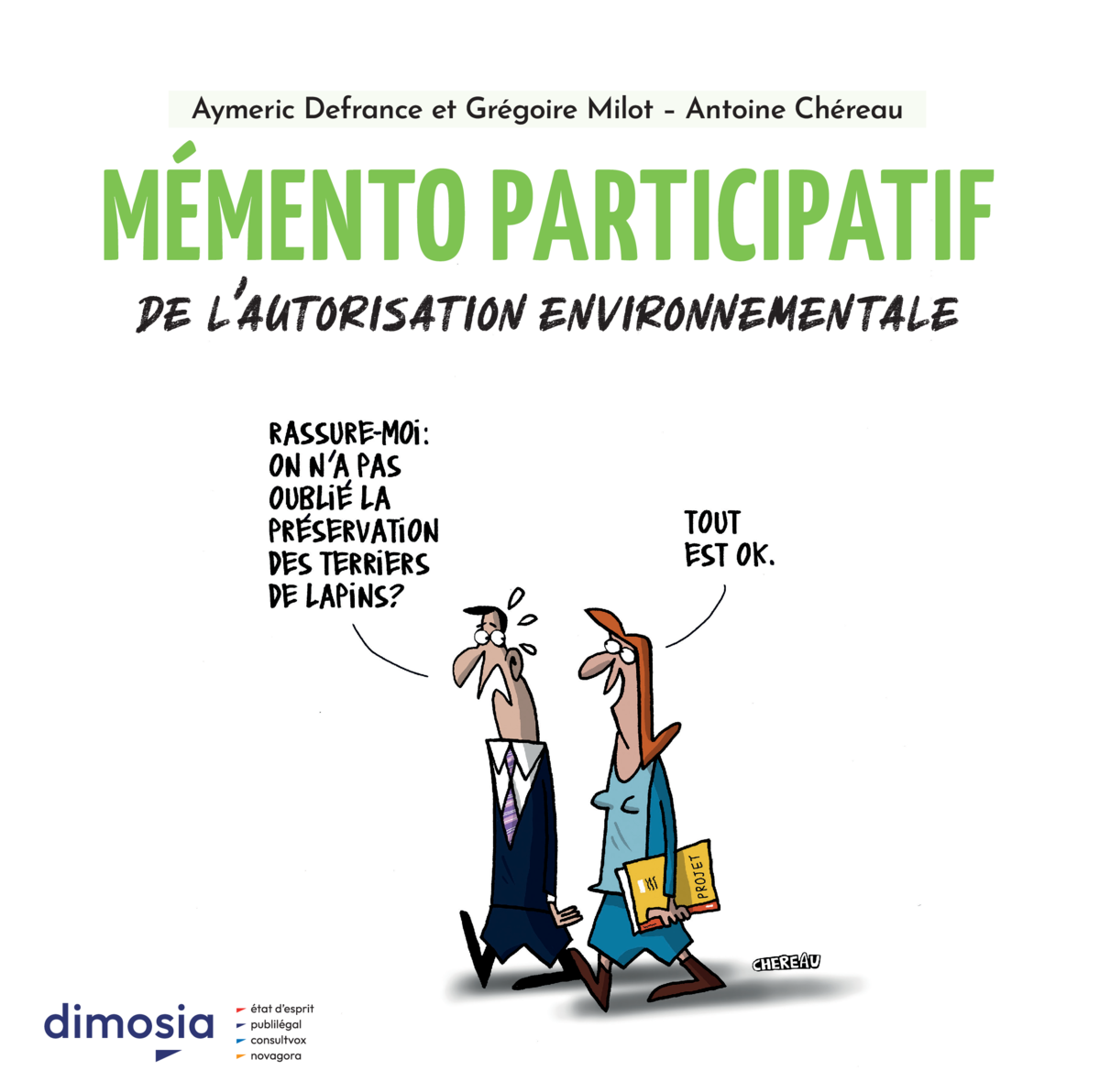 Première couverture du memento participatif sur l'autorisation environnementale