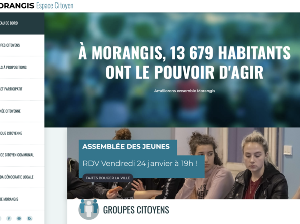 Morangis : stratégie numérique pour le renouvellement du site internet 